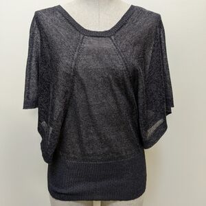 D. EXTERIOR Women Pullover Sweater Mesh